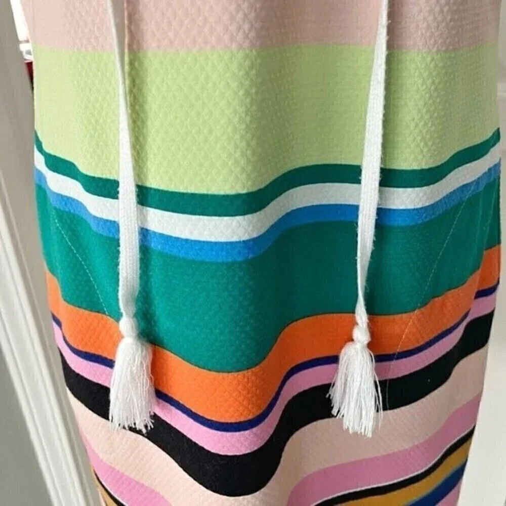 Tracy Reese x Anthropologie Coastal Casual Stripe Sleeveless Shift Dress XKNL17 - Picture 8 of 13